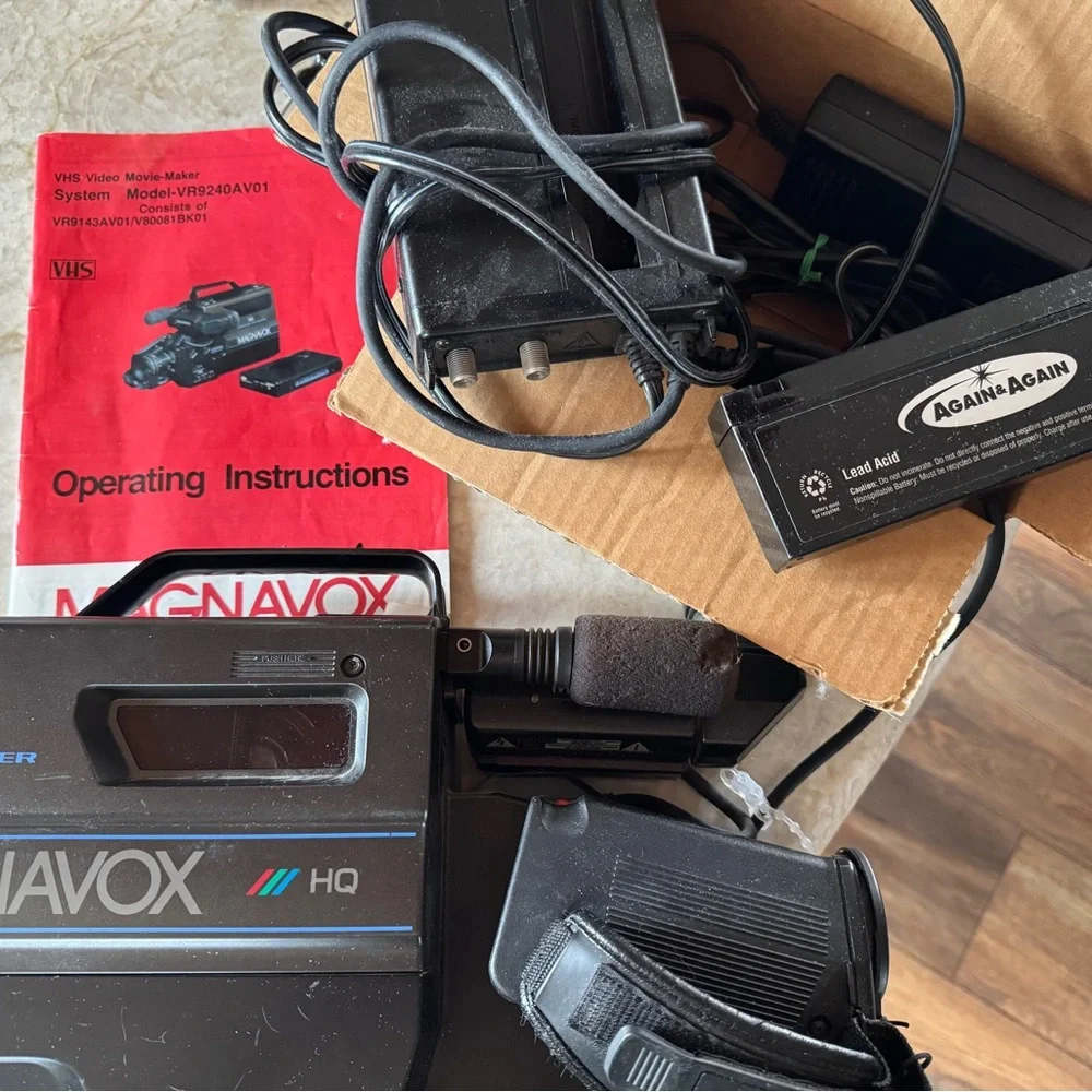Magnavox Black VHS Camcorder